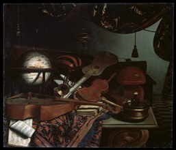 'Still life with Musical Instruments', 1718.  Artist: Bonaventura Bettera