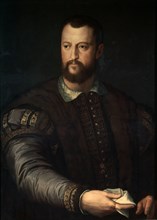 'Portrait of Grand Duke of Tuscany Cosimo I de' Medici', (1519-1574), after 1560.  Artist: Agnolo Bronzino