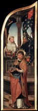 'The Annunciation', (Triptych, side panel), 1517.  Artist: Jean Bellegambe