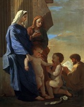 'The Holy Family', early 17th century. Artist: Nicolas Poussin