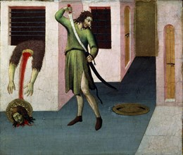 'The Beheading of Saint John the Baptist', 15th century. Artist: Sano di Pietro