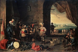 'The Guardroom', 1642. Artist: David Teniers II