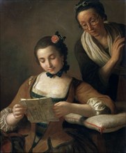 'Reading', c1727-1760. Artist: Pietro Rotari