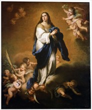 'The Assumption of the Blessed Virgin Mary', between 1645 and 1655.  Artist: Bartolomé Esteban Murillo