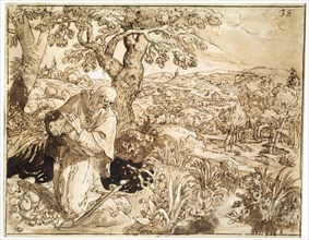 'A Hermit', 1585-1586. Artist: Martin de Vos