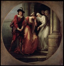 'The Parting of Abelard and Heloise', before 1780.  Artist: Angelika Kauffmann
