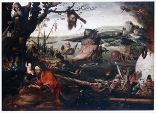 'Landscape with the Parable of Saint Christopher', early16th century.  Artist: Jan Mandyn
