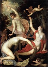 'Graces and Cupid', c1600-1640. Artist: Padovanino