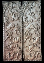 'Dyptychon with Circus scenes', 5th century. Artist: Unknown