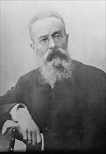 Nikolai Rimsky-Korsakov, Russian composer, 1890s. Artist: Anon
