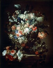 'Flowers', 17th century.   Artist: Jean-Baptisite Monnoyer