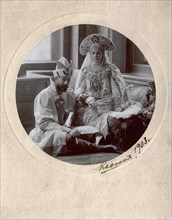Grand Duke Alexander Mikhailovich and Grand Duchess Xenia Alexandrovna of Russia, 1903. Artist: Charles Bergamasco