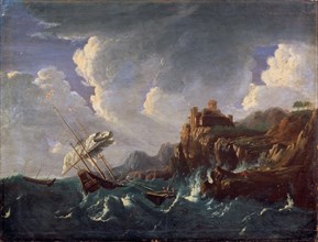 'Stormy Sea', 17th century.  Artist: Pieter Mulier the younger