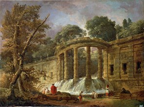 'Pavilion with the Cascade', 1760.  Artist: Hubert Robert