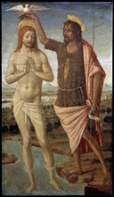 'The Baptism of Christ', after 1486.  Artist: Guidoccio Cozzarelli