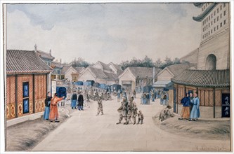 'Chinese Sketches, Tsyan Minh Bridge', c1804-c1806. Artist: Ivan Petrovich Alexandrov