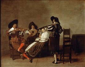 'Musical Evening', early 17th century.  Artist: Master of Haarlem