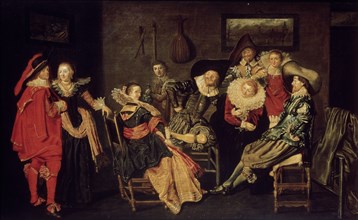 'The Merry Company', 17th century. Artist: Dirck Hals