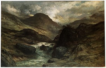 'A Canyon', 1878.  Artist: Gustave Doré