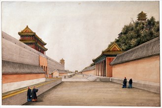 'Chinese Sketches, the Winter Palace in Beijing', c1804-c1806. Artist: Ivan Petrovich Alexandrov