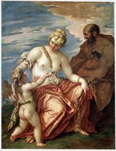 'Venus, Vulcan and Cupid', 1700s. Artist: Sebastiano Ricci