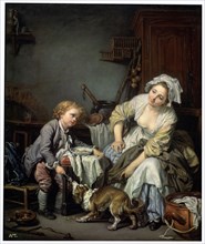 'Spoilt Child', 1765.  Artist: Jean-Baptiste Greuze