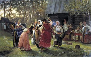 'Eve-of-the-Wedding Party', 1889. Artist: Alexei Ivanovich Korzukhin