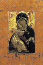 The Virgin of Vladimir, Byzantine icon, early 12th century. Artist: Unknown