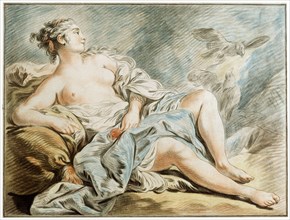 'Venus with Doves', 18th century.  Artist: Louis Marin Bonnet