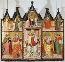 'Madonna and Child with Saints' (polyptych, ten separate panels), 1440. Artist: Pietro di Giovanni Lianori