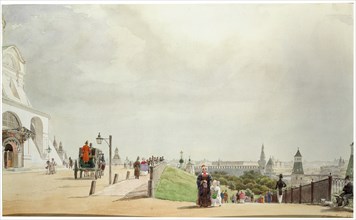 'In the Moscow Kremlin', 1839.  Artist: Johann Philipp Eduard Gärtner