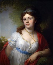 'Portrait of Elisabeth Temkina', 1798.  Artist: Vladimir Borovikovsky