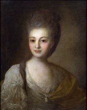 'Portrait of Aleksandra Struiskaya', 1772.  Artist: Fyodor Rokotov
