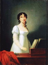 Portrait of the Italian singer Angelika Catalani (1780-1849), 18th century.