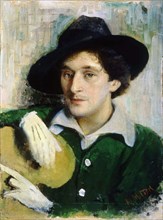Portrait of the Artist Marc Chagall', (1887-1985), 1910s.