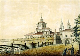 The St. Andronik Monastery in Moscow', 1780s.