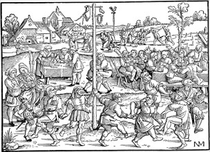 The Dance of the Noses at Gimpelsbrunn, 1534.