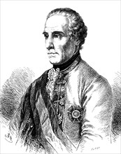 Portrait of Field Marshal Baron Ernst Gideon von Laudon (1717-1790), 1861.