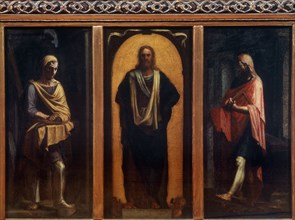Christ with two Saints'.  Creator: Piombo, Sebastiano, del (1485-1547).