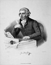 Portrait of the composer Joseph Haydn (1732-1809), 18th century. Creator: German master.