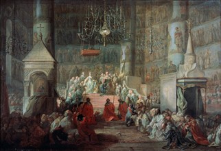 The Coronation of the Empress Catherine II of Russia on 12th September 1762, 1777. Creator: Torelli, Stefano (1712-1784).