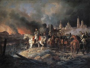 Napoleon Bonaparte in Moscow', 1840. Creator: Adam, Albrecht (1786-1862).