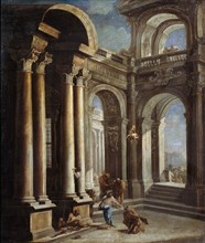The Healing of Blind Man of Jericho'.  Creator: Ricci, Sebastiano (1659-1734).