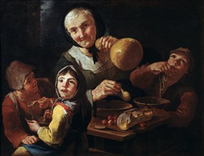The Peasant's Meal'.  Creator: Cipper, Giacomo Francesco (1664-1736).