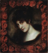 Portrait of a Woman'.  Creator: Stuck, Franz, Ritter von (1863-1928).