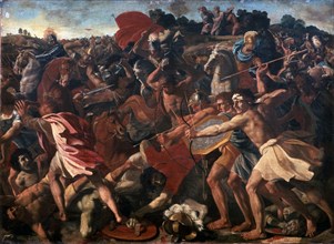 Victory of Joshua over the Amalekites', 1625-1626. Creator: Poussin, Nicolas (1594-1665).