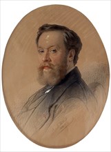 Portrait of the marshal of the nobility V.Y. Tulinov, 1868.  Creator: Belloli, Andrei (1820-1881).