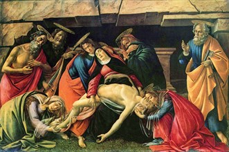 Lamentation over the Dead Christ', 1490-1492. Creator: Botticelli, Sandro (1445-1510).