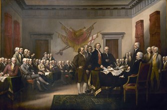 Declaration of Independence', 1819. Creator: Trumbull, John (1756-1843).