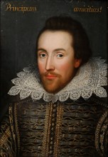 The Cobbe portrait of William Shakespeare (1564-1616), c1610. Creator: Anonymous.